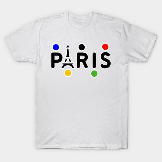 Paris olympics France T-Shirt by Nicostore